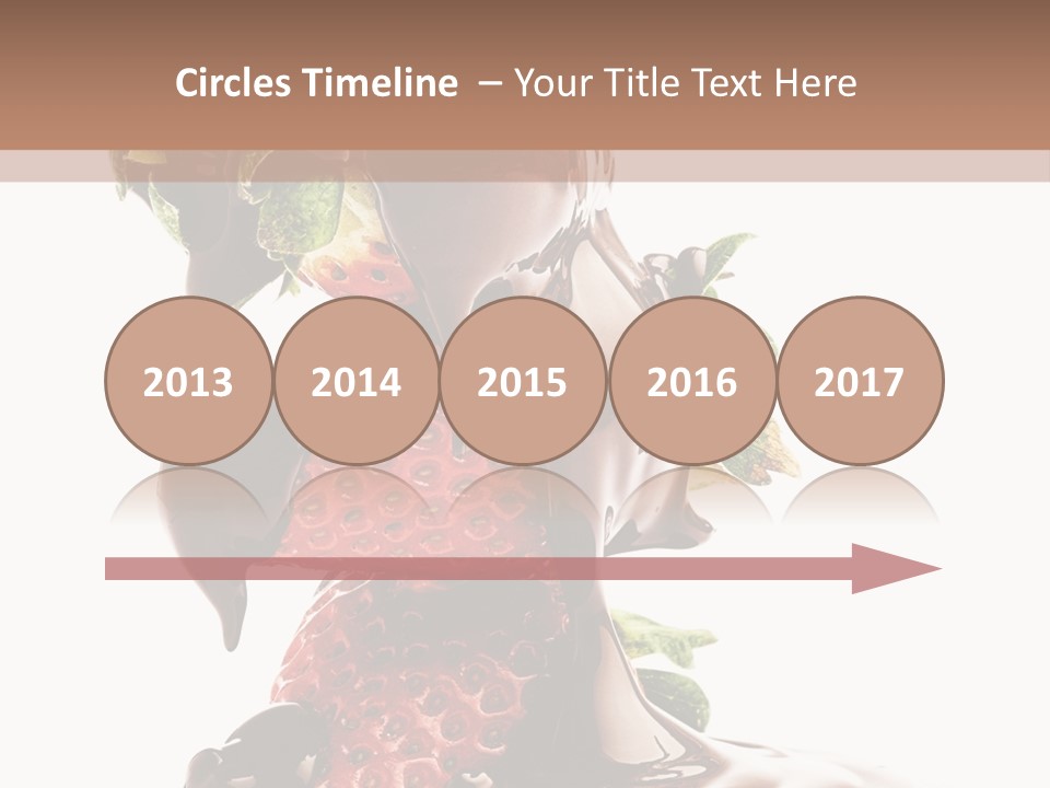 Bright Chocolate Berry PowerPoint Template