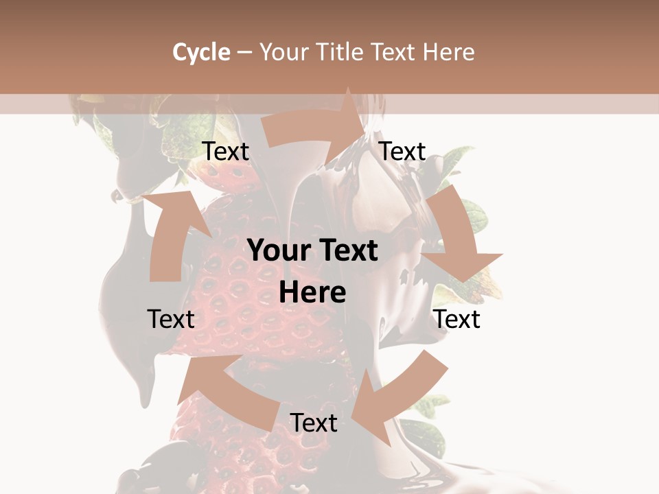 Bright Chocolate Berry PowerPoint Template