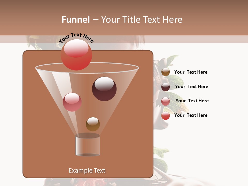 Bright Chocolate Berry PowerPoint Template