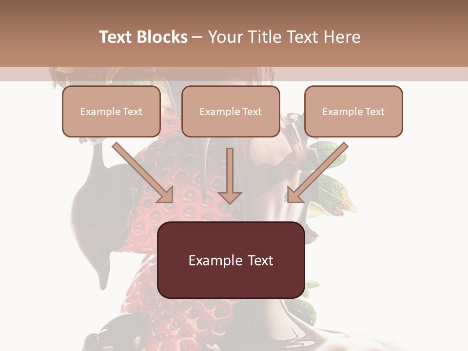 Bright Chocolate Berry PowerPoint Template