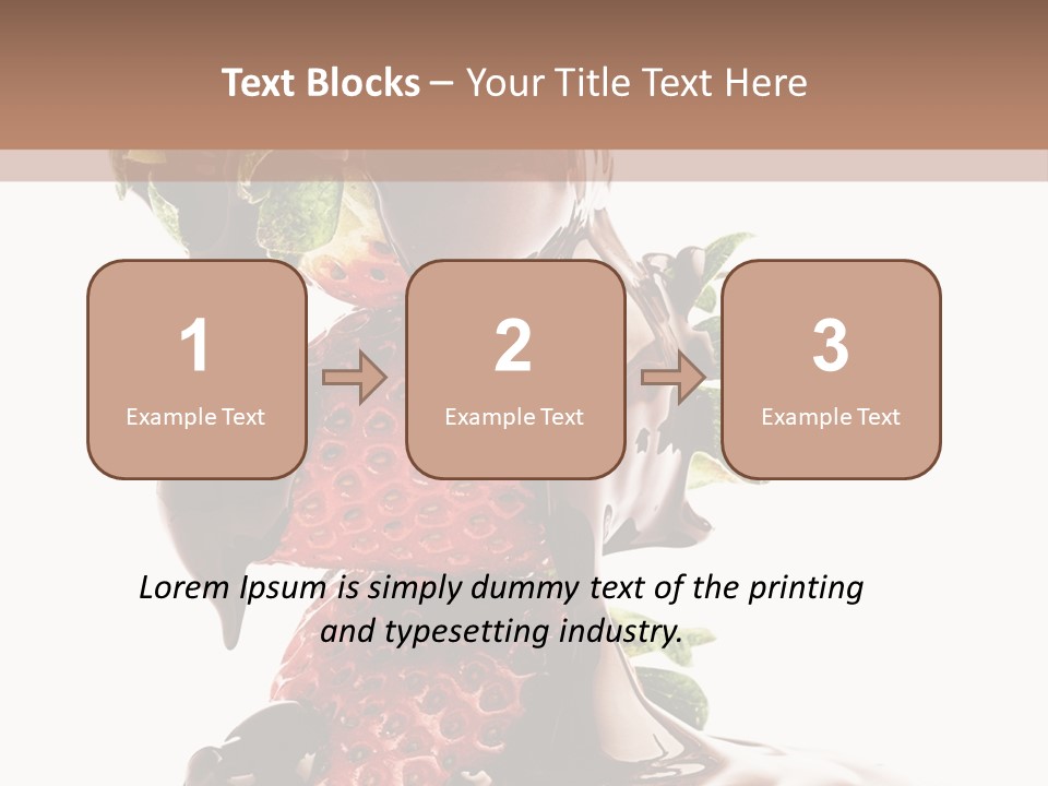 Bright Chocolate Berry PowerPoint Template