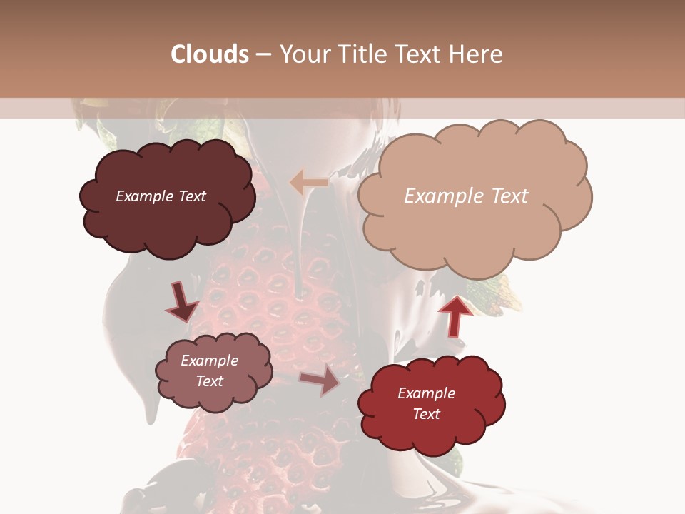 Bright Chocolate Berry PowerPoint Template