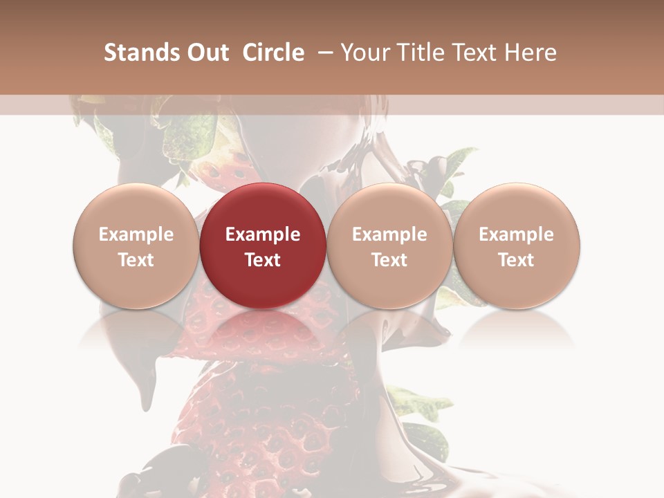 Bright Chocolate Berry PowerPoint Template