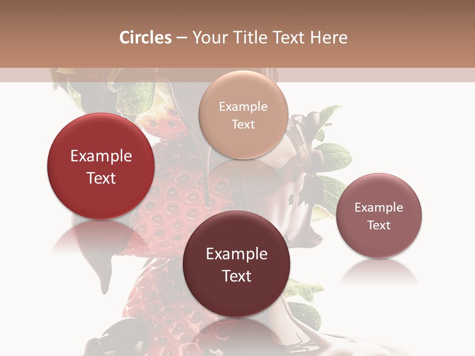 Bright Chocolate Berry PowerPoint Template