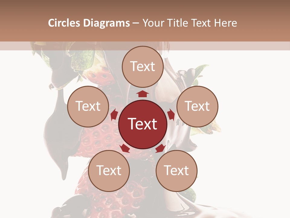 Bright Chocolate Berry PowerPoint Template