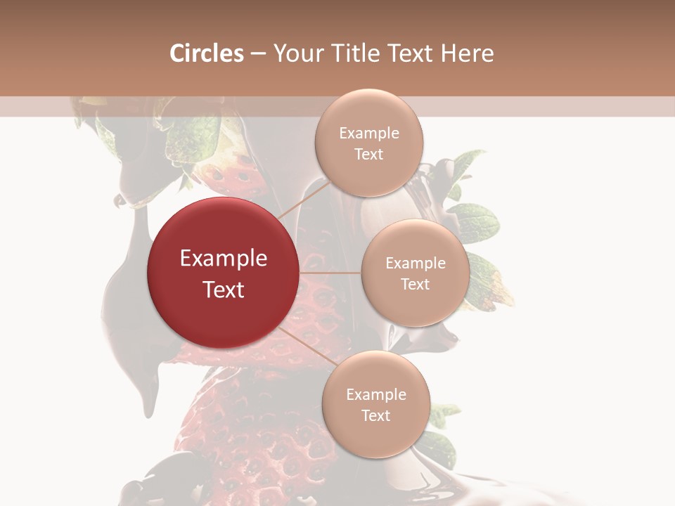 Bright Chocolate Berry PowerPoint Template