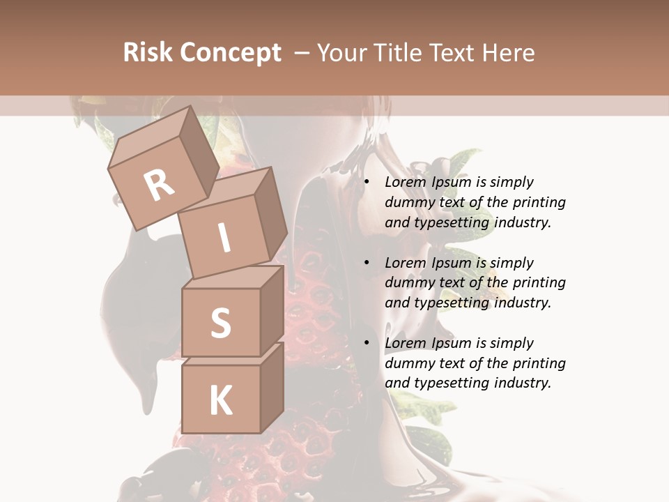 Bright Chocolate Berry PowerPoint Template