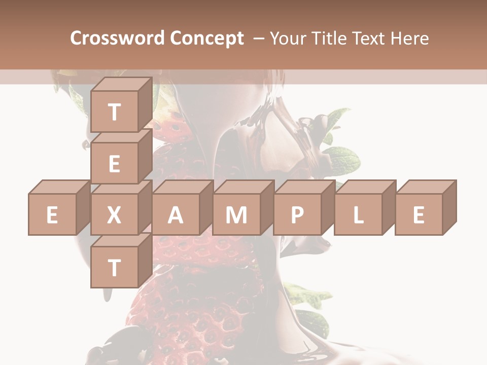 Bright Chocolate Berry PowerPoint Template