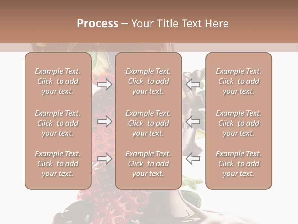 Bright Chocolate Berry PowerPoint Template