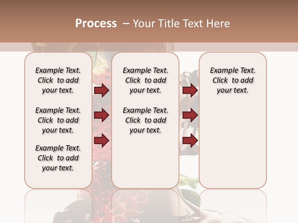Bright Chocolate Berry PowerPoint Template