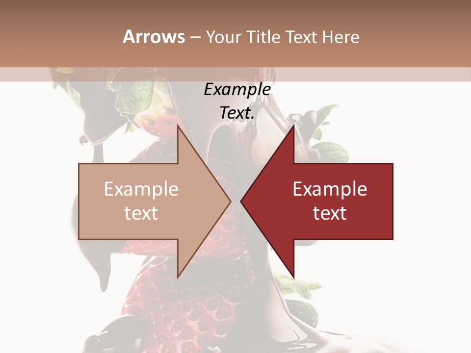 Bright Chocolate Berry PowerPoint Template