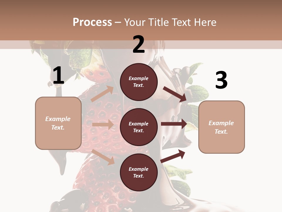 Bright Chocolate Berry PowerPoint Template