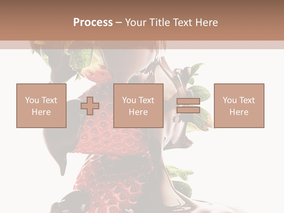 Bright Chocolate Berry PowerPoint Template