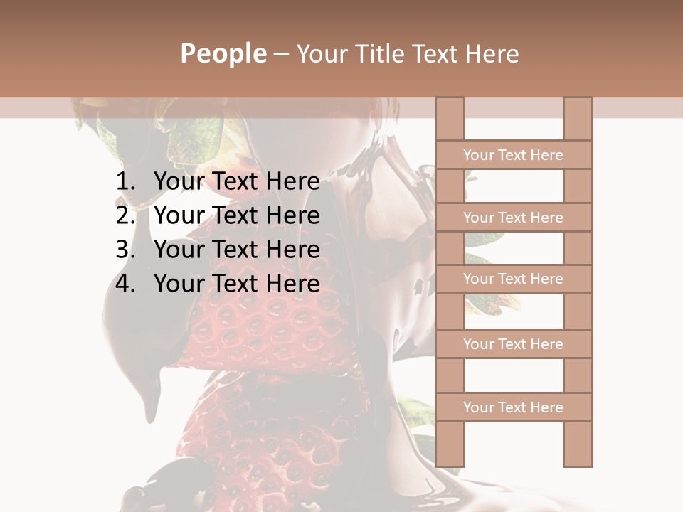 Bright Chocolate Berry PowerPoint Template