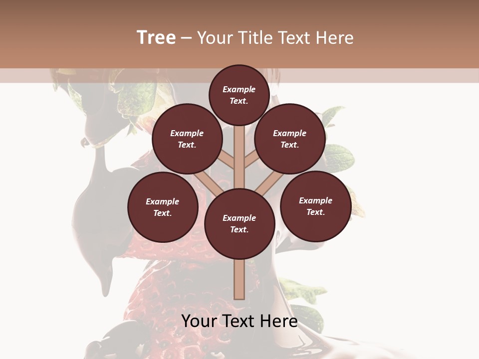 Bright Chocolate Berry PowerPoint Template