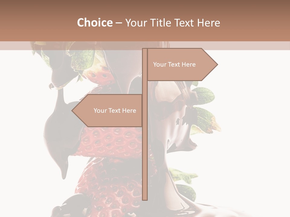 Bright Chocolate Berry PowerPoint Template