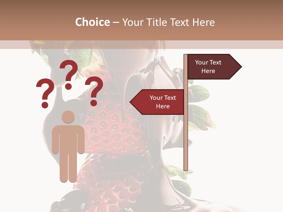 Bright Chocolate Berry PowerPoint Template
