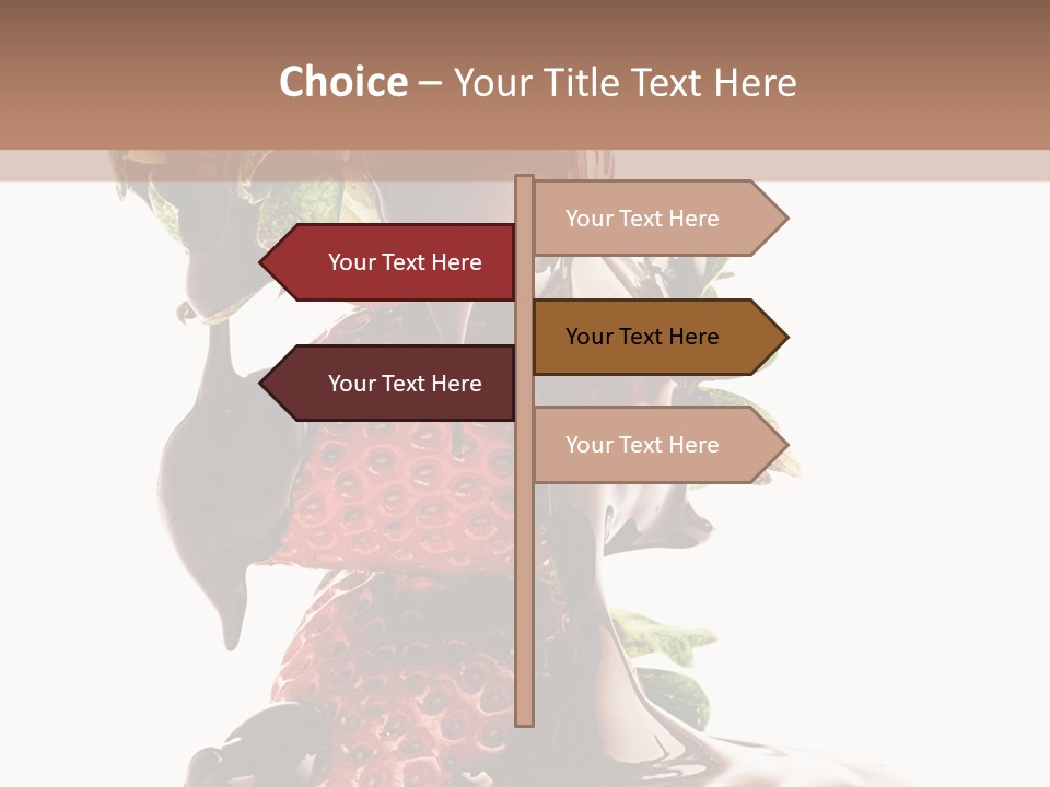 Bright Chocolate Berry PowerPoint Template