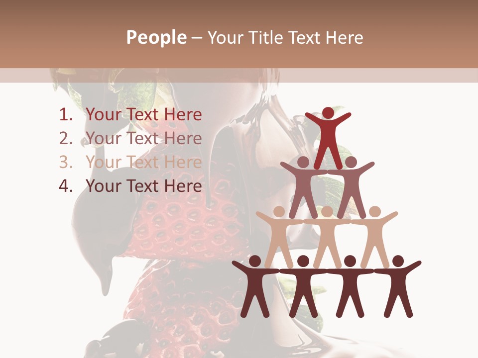 Bright Chocolate Berry PowerPoint Template