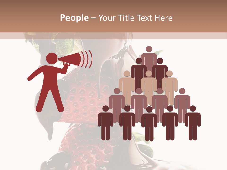Bright Chocolate Berry PowerPoint Template