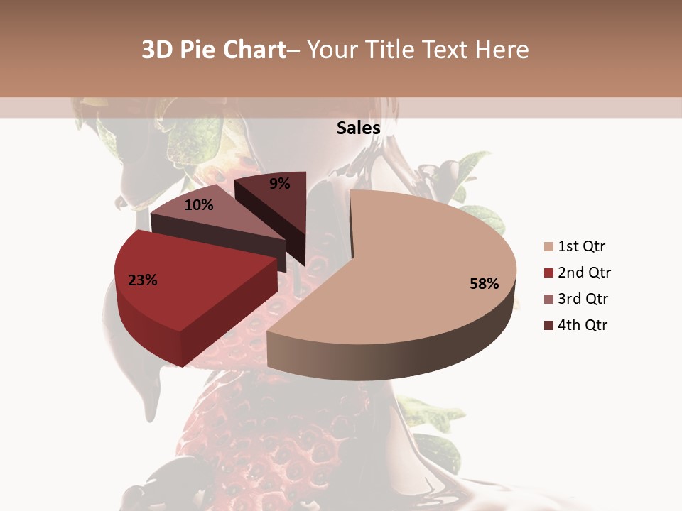 Bright Chocolate Berry PowerPoint Template