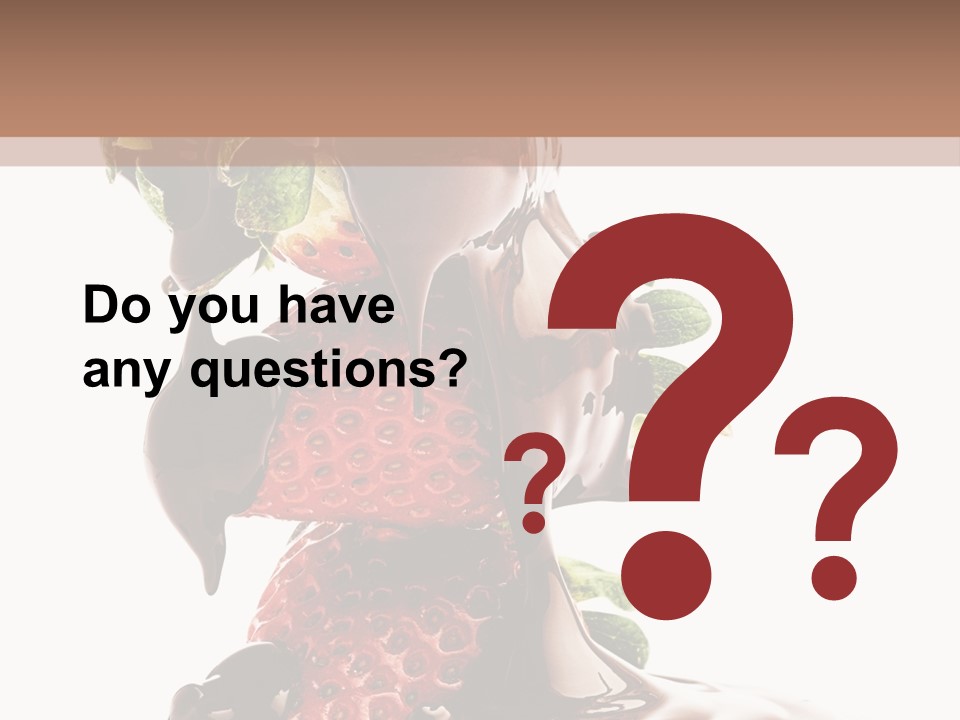 Bright Chocolate Berry PowerPoint Template