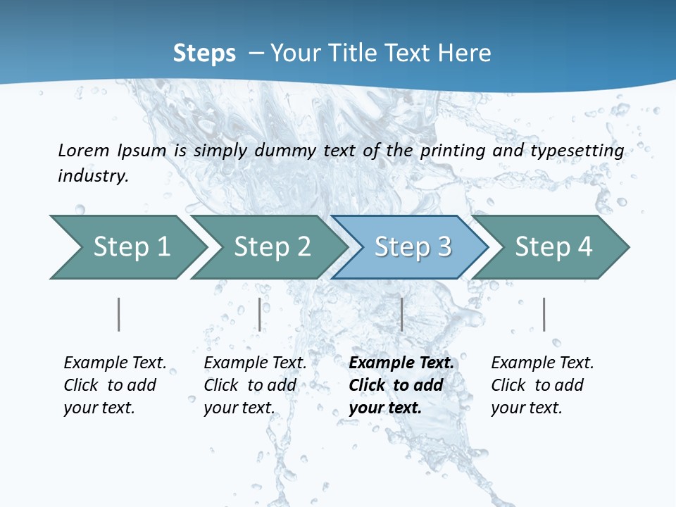 Light Isolated White PowerPoint Template