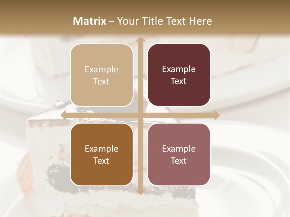 Creamy Pastry Restaurant PowerPoint Template