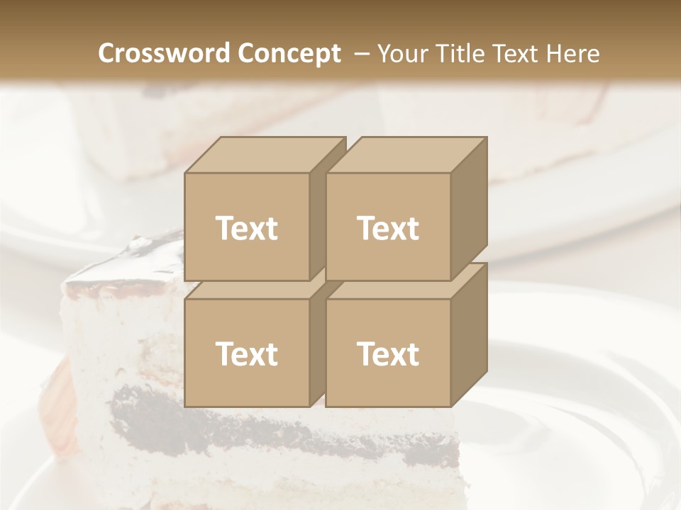 Creamy Pastry Restaurant PowerPoint Template