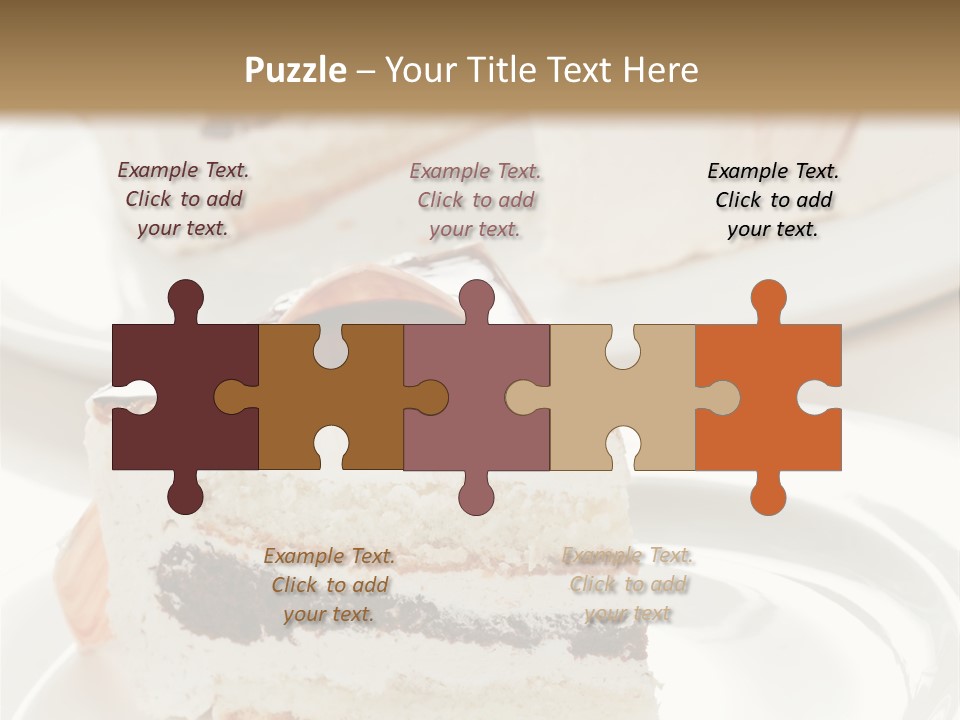 Creamy Pastry Restaurant PowerPoint Template