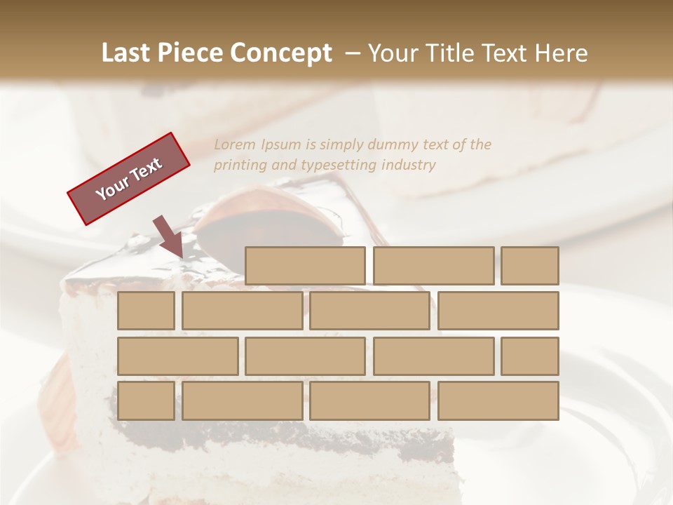 Creamy Pastry Restaurant PowerPoint Template