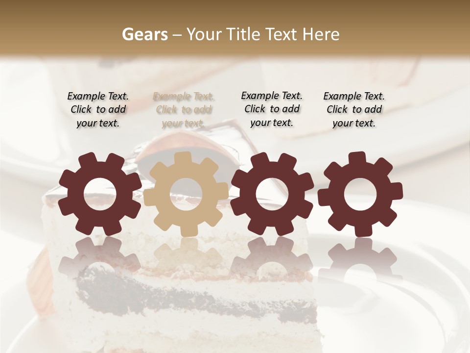 Creamy Pastry Restaurant PowerPoint Template