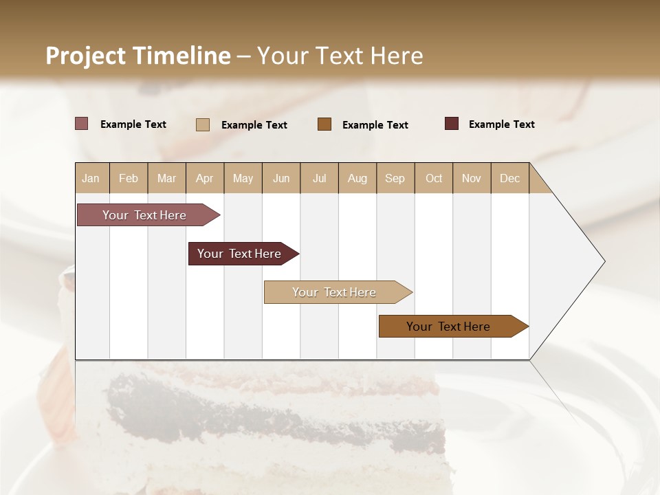 Creamy Pastry Restaurant PowerPoint Template