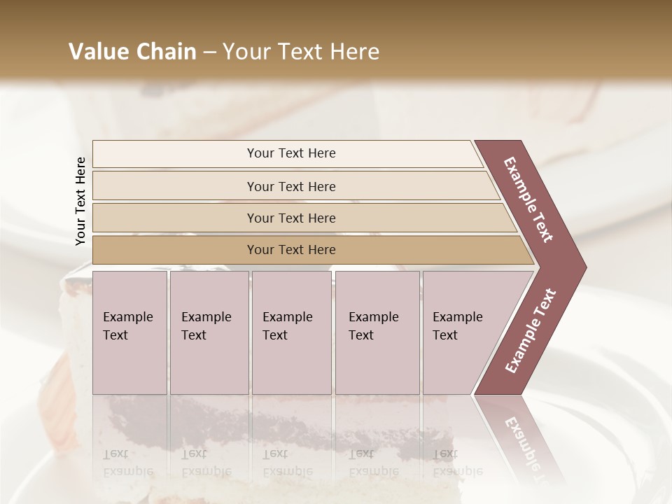 Creamy Pastry Restaurant PowerPoint Template