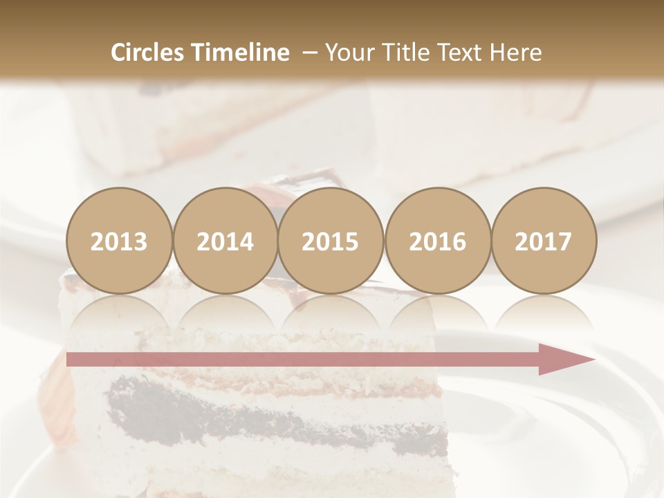 Creamy Pastry Restaurant PowerPoint Template