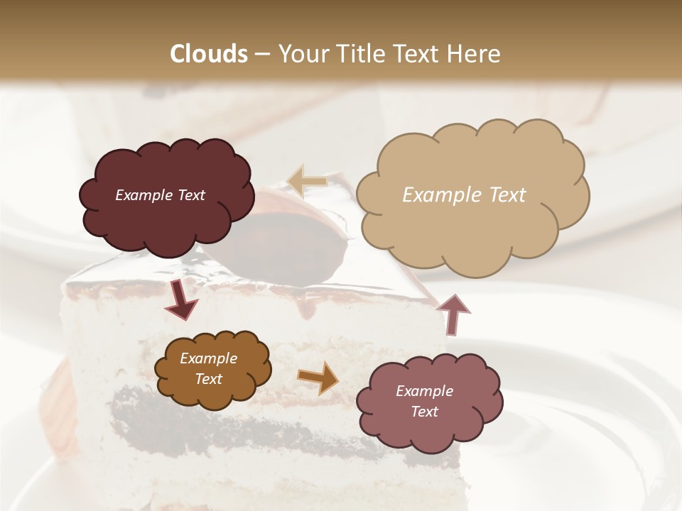 Creamy Pastry Restaurant PowerPoint Template