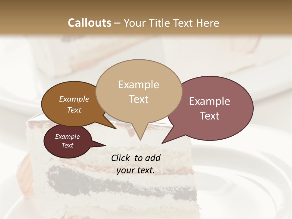 Creamy Pastry Restaurant PowerPoint Template