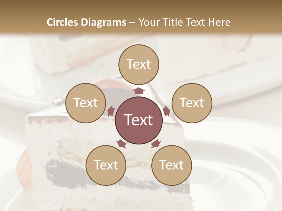 Creamy Pastry Restaurant PowerPoint Template