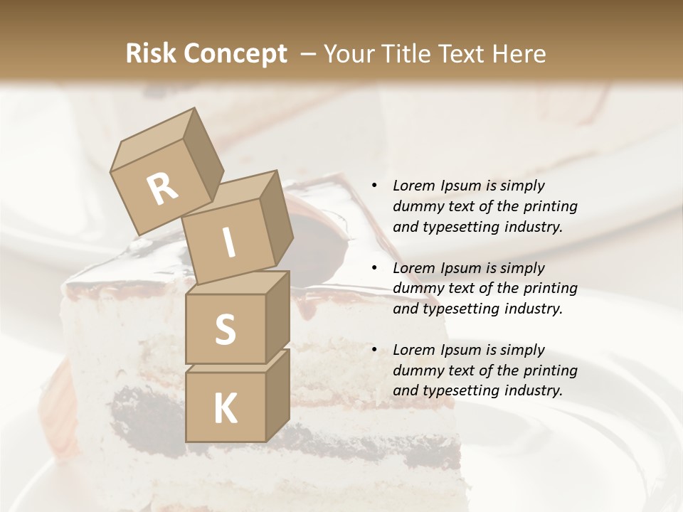 Creamy Pastry Restaurant PowerPoint Template