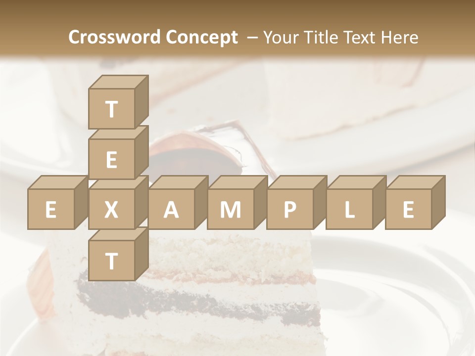 Creamy Pastry Restaurant PowerPoint Template