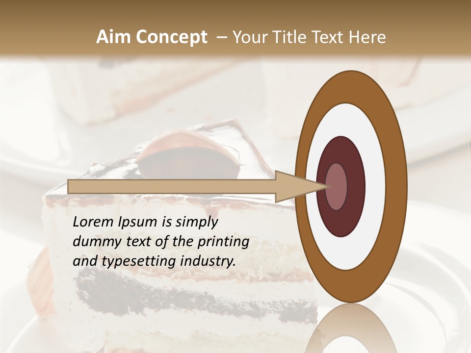 Creamy Pastry Restaurant PowerPoint Template
