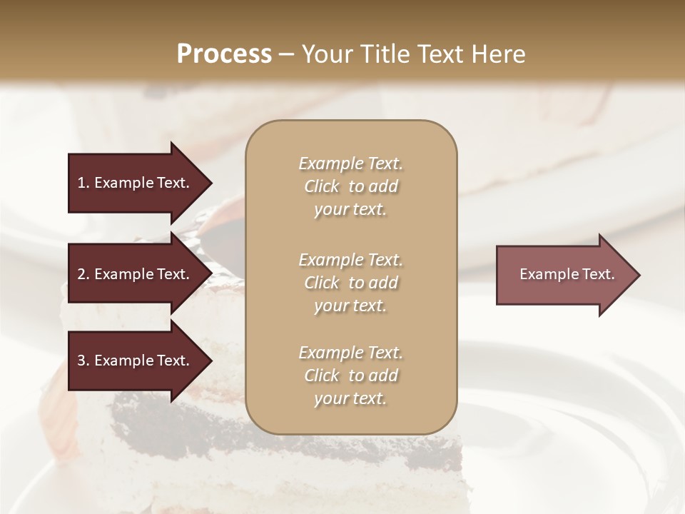 Creamy Pastry Restaurant PowerPoint Template