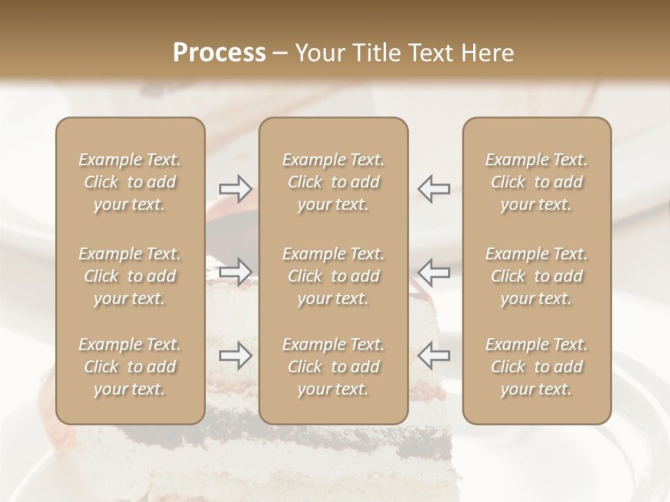 Creamy Pastry Restaurant PowerPoint Template