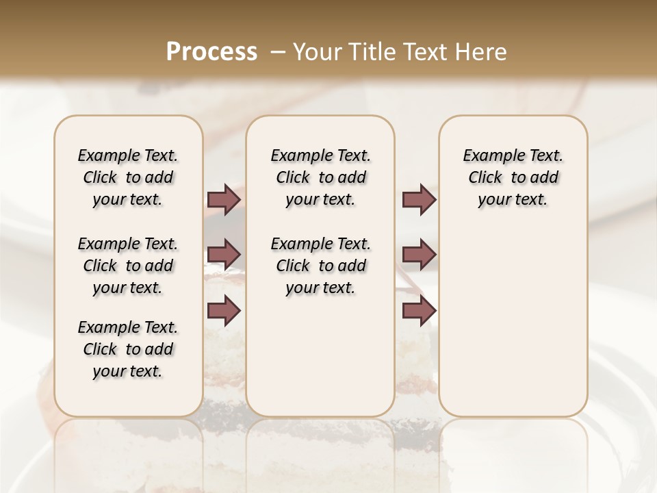 Creamy Pastry Restaurant PowerPoint Template