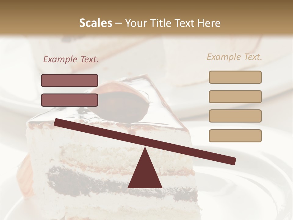 Creamy Pastry Restaurant PowerPoint Template