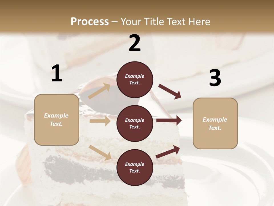 Creamy Pastry Restaurant PowerPoint Template