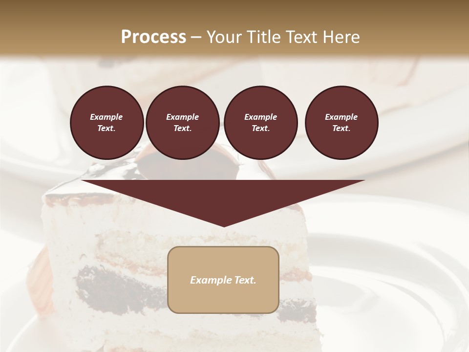 Creamy Pastry Restaurant PowerPoint Template