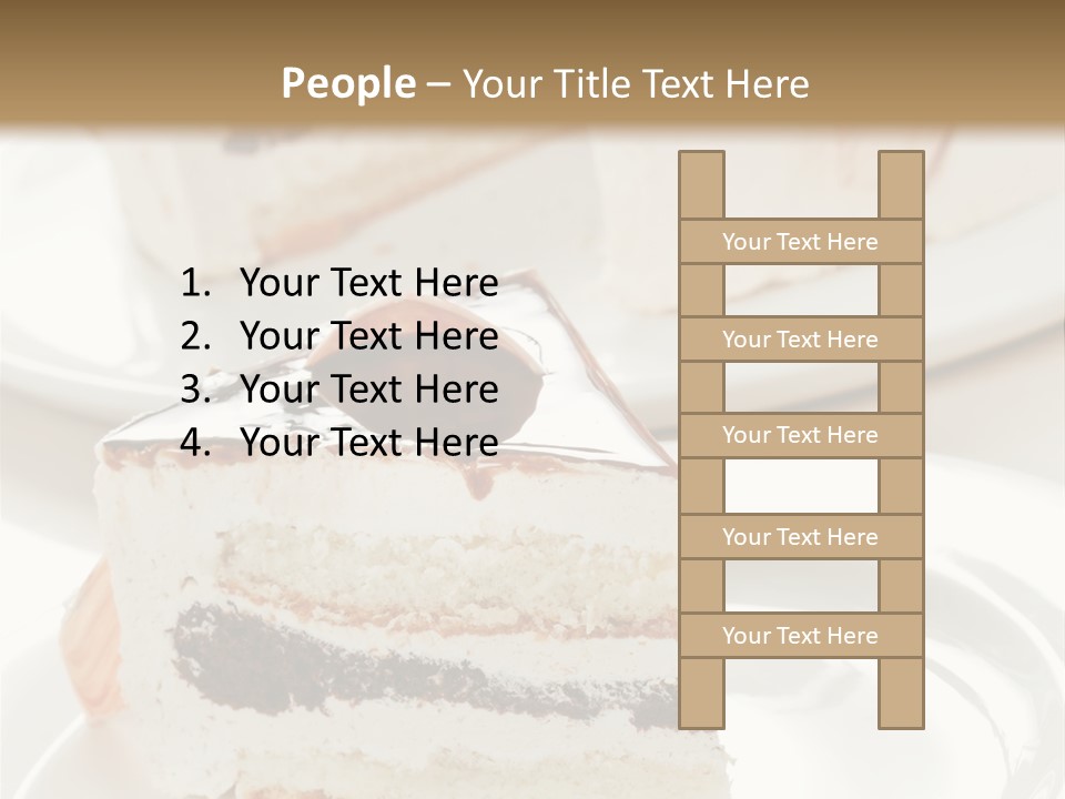 Creamy Pastry Restaurant PowerPoint Template