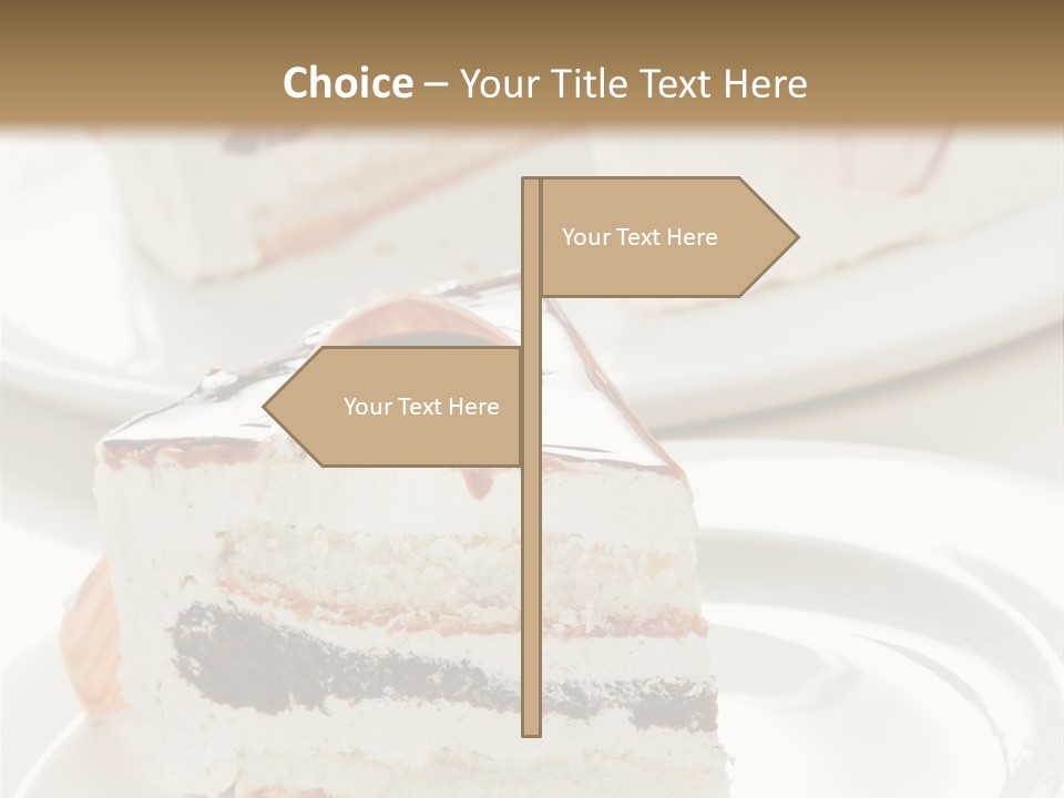 Creamy Pastry Restaurant PowerPoint Template