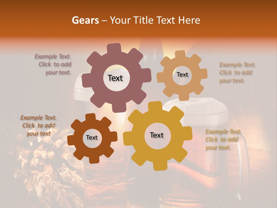 Beverage Cellar Lager PowerPoint Template